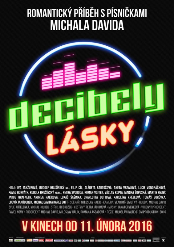 Decibely lasky poster