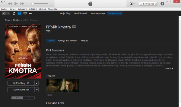 Příběh kmotra na iTunes