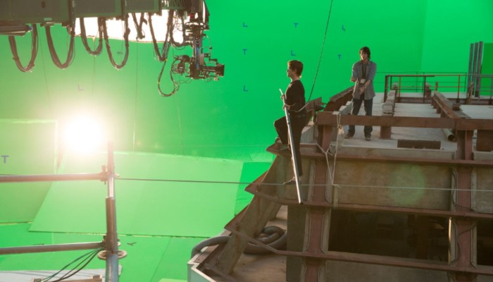 Muž na laně - natáčení