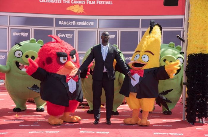 Omar Sy s hrdiny filmu Angry Birds ve filmu