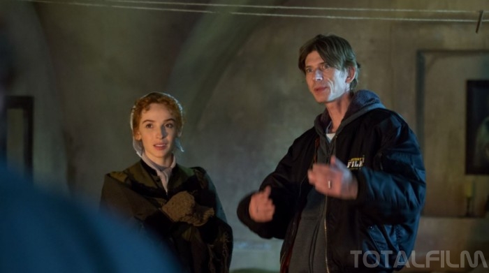 Vica Kerekes a Jiří Strach na natáčení pohádky Anděl Páně 2