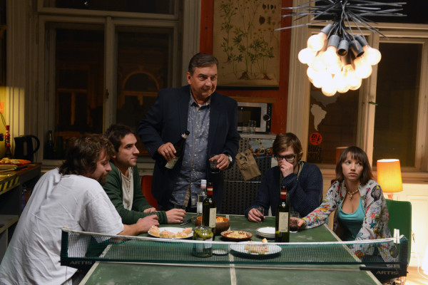 Jan Dolanský, MAtouš Ruml, Miroslav Donutil, Petr Buchta a Dorota Nvotová (foto: Falcon)